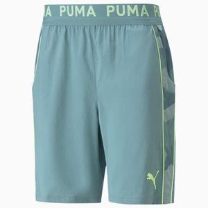 PUMA 521548 Training Woven 8" Shorts Mineral Blue